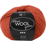Wolle, L 125 M, Rostrot, 100 g/ 1 Knäuel
