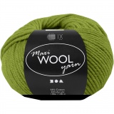 Wolle, L 125 m, Olivgrün, 100 g/ 1 Knäuel