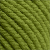 Wolle, L 125 M, Olivgrün, 100 g/ 1 Knäuel