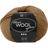 Wolle, L 125 M, Hellbraun, 100 g/ 1 Knäuel