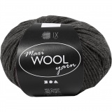 Wolle, L 125 m, Hellgrau Melange, 100 g/ 1 Knäuel