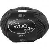 Wolle, L 125 M, Hellgrau Melange, 100 g/ 1 Knäuel