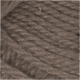 Melbourne Wolle, L 92 m, Graubraun, 50 g/ 1 Knäuel