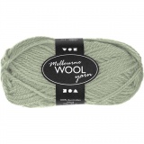 Melbourne Wolle, L: 92 m, Hellgrün, 50 g/ 1 Knäuel