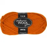 Melbourne Wool Yarn, L 92 m, Orange, 50 g/ 1 Knäuel