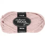 Melbourne Wool Yarn, L 92 m, Rosa, 50 g/ 1 Knäuel