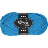Melbourne Wool Yarn, L 92 M, Hellblau, 50 g/ 1 Knäuel