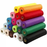 Bastelfilz, B 45 cm, Dicke 1,5-2 mm, 180-200 g, Sortierte Farben, 20x5 m/ 1 Pck