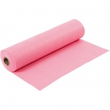 Bastelfilz, B 45 cm, Dicke 1,5 mm, 180-200 g, Pink, 5 m/ 1 Rolle