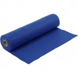 Bastelfilz, B 45 cm, Dicke 1,5-2 mm, 180-200 g, Blau, 5 m/ 1 Rolle