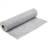 Bastelfilz, B 45 cm, Dicke 1,5-2 mm, meliert, 180-200 g, Grau, 5 m/ 1 Rolle