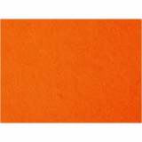 Bastelfilz, 42x60 cm, Dicke 3 mm, Orange, 1 Bl.