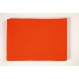 Bastelfilz, 42x60 cm, Dicke 3 mm, Orange, 1 Bl.