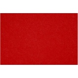 Bastelfilz, Blatt 42x60 cm, Dicke 3 mm, Rot, 1 Bl.