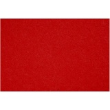 Bastelfilz, 42x60 cm, Dicke 3 mm, Rot, 1 Bl.