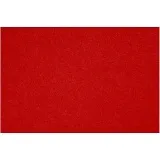Bastelfilz, Blatt 42x60 cm, Dicke 3 mm, Rot, 1 Bl.