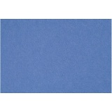 Bastelfilz, 42x60 cm, Dicke 3 mm, Blau, 1 Bl.