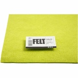Bastelfilz, Blatt 42x60 cm, Dicke 3 mm, Hellgrün, 1 Bl.