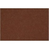 Bastelfilz, Blatt 42x60 cm, Dicke 3 mm, Braun, 1 Bl.