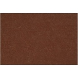 Bastelfilz, 42x60 cm, Dicke 3 mm, Braun, 1 Bl.