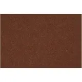 Bastelfilz, Blatt 42x60 cm, Dicke 3 mm, Braun, 1 Bl.