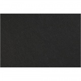 Bastelfilz, Blatt 42x60 cm, Dicke 3 mm, Schwarz, 1 Bl.