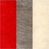 Wolle Kardiert, Harmonie in Rot-Weiß, 3x10 g/ 1 Pck