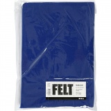 Bastelfilz, A4, Blatt 210x297 mm, Dicke 1,5-2 mm, Blau, 10 Bl./ 1 Pck