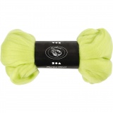 Merinowolle, Dicke 21 my, Lindgrün, 100 g/ 1 Pck