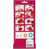 Pompon-Schablonen im Set, D 3,5+5,5+7+9 cm, 4 Stk/ 1 Set