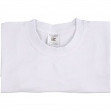 T-Shirts, B 42 cm, Größe 9-11 Jahre, Rundhalsausschnitt, 145 g, Weiß, 1 Stk