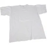 T-Shirt, B 55 cm, Größe large, Rundhalsausschnitt, 145 g, Weiß, 1 Stk