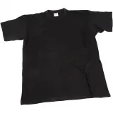 T-Shirt, B 40 cm, Größe 7-8 Jahre, Rundhalsausschnitt, 145 g, Schwarz, 1 Stk