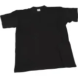 T-Shirt, B 44 cm, Größe 12-14 Jahre, Rundhalsausschnitt, 145 g, Schwarz, 1 Stk