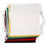 Stoffbeutel, Größe 37x41 cm, 135 g, Sortierte Farben, 6 Stk/ 1 Pck