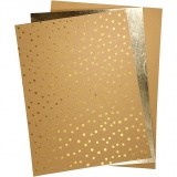 Kunstlederpapier, Blatt 21x27,5+21x28,5+21x29,5 cm, Dicke 0,55 mm, Einfarbig,Foliedetails,Bedruckt, 3 Bl./ 1 Pck