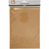 Kunstlederpapier, Blatt 21x27,5+21x28,5+21x29,5 cm, Dicke 0,55 mm, Einfarbig,Foliedetails,Bedruckt, 3 Bl./ 1 Pck