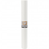 Kunstlederpapier, B 50 cm, Einfarbig, 350 g, Weiß, 1 m/ 1 Rolle
