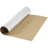 Kunstlederpapier, B 49 cm, Einfarbig,Foliedetails, 350 g, Silber, 1 m/ 1 Rolle