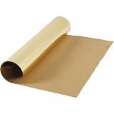 Kunstlederpapier, B 49 cm, Einfarbig,Foliedetails, 350 g, Gold, 1 m/ 1 Rolle