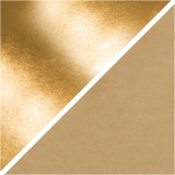 Kunstlederpapier, B 49 cm, Einfarbig,Foliedetails, 350 g, Gold, 1 m/ 1 Rolle