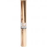 Kunstlederpapier, B 49 cm, Einfarbig,Foliedetails, 350 g, Rosa gold, 1 m/ 1 Rolle