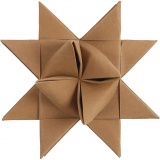 Streifen für Flechtsterne, L 44+78 cm, B 15+25 mm, 350 g, Beige, 24 Streifen/ 1 Pck