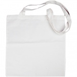 Stofftasche, Größe 38x42 cm, 130 g, Weiß, 1 Stk