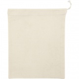 Stofftasche, Größe 21x25 cm, 110 g, Hellnatur, 5 Stk/ 1 Pck