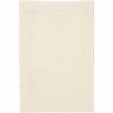 Stoffbeutel, Größe 10x15 cm, 115 g, Hellnatur, 4 Stk/ 1 Pck