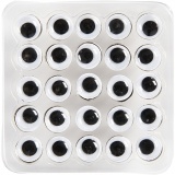 Wackelaugen, D 10 mm, 25 Stk/ 1 Pck