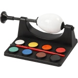 Eier-Malgerät, L 16,5 cm, Schwarz, 1 Set