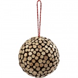 Holz-Mix, D 7-10 mm, Dicke 4-5 mm, 230 g/ 1 Pck