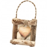Holzstücke - Sortiment, L 6-14 cm, Dicke 15 mm, 610 g/ 1 Pck